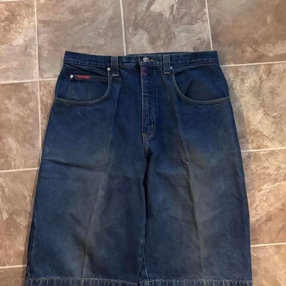 Y2K Paco jeans baggy Southpole style  Denim jorts, Size 34x14, clean pair!